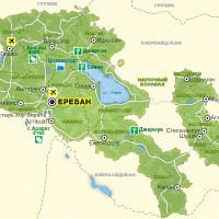 Армения карта
