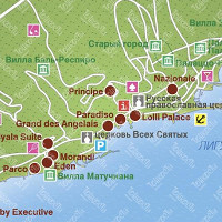 Побережье Санремо карта