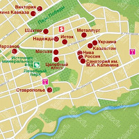 Карта Ессентуков карта