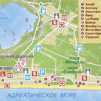Карта Лидо-ди-Езоло карта
