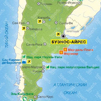 Аргентина карта