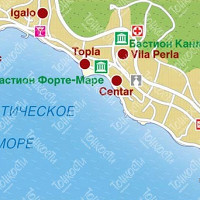 Карта Герцег-Нови карта