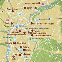 Город Лейкербад карта