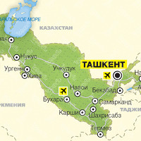 Карта Узбекистана карта