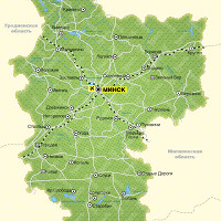 Минская область карта