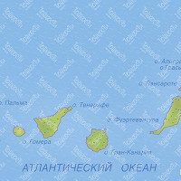 Карта Канарских островов карта
