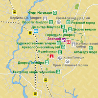 Центр Джайпура карта