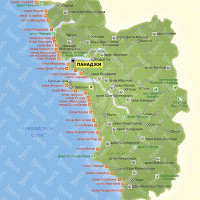 Карта Гоа карта