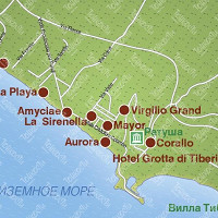 Побережье Сперлонги карта