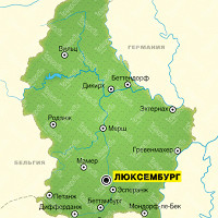 Люксембург карта