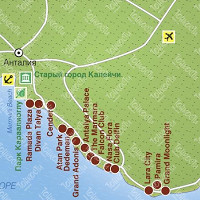 Карта Анталии карта