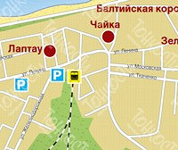 Карта Зеленоградска карта