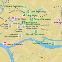 Центр Гуанчжоу карта