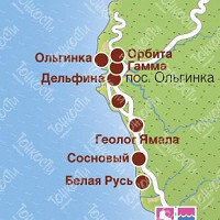 Туапсинский район карта