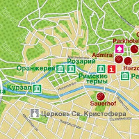 Центр Бадена карта