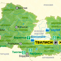 Грузия карта