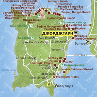 о. Пенанг карта