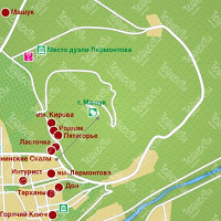 Карта Пятигорска карта