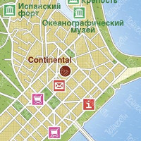 Карта Бизерты карта