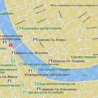 Город Базель карта