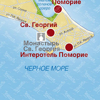 Центр Поморие карта