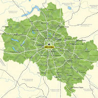 Карта Московской области карта