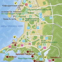 Карта Пулы карта