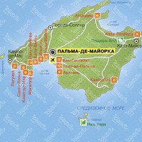 Майорка карта