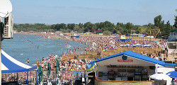 Центральный пляж в Анапе