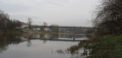 Красный мост в Вологде
