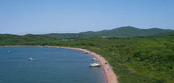 Пляжи острова Русский
