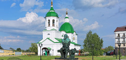 Памятник Достоевскому в Тобольске