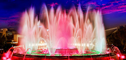 Поющие фонтаны La Fuente Magica de Montjuic