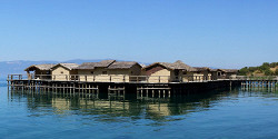 Музей на воде на Охридском озере