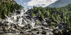 Водопад на реке Чульча