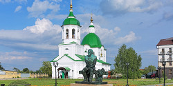 Памятник Достоевскому в Тобольске