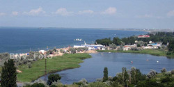 Грязевое озеро в Голубицкой