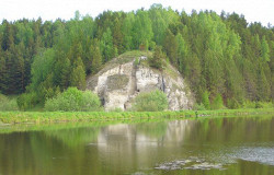 Каравай-гора возле села Суда, Пермский край