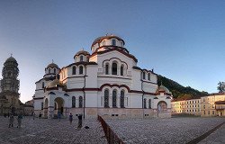 Новоафонский монастырь, панорама