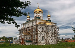 Строительство Троицкого храма, Бугуруслан, Оренбургская обалсть
