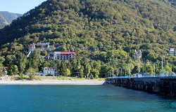 Вид с моря, Гагра, Абхазия