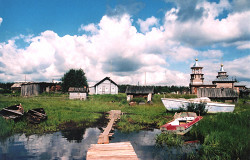 Вид на церковь, Костомукша