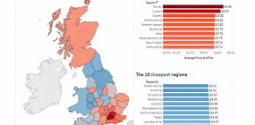 Виртуальная карта: самое дорогое и самое дешевое пиво в Британии