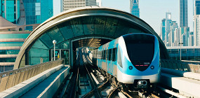 Метро в Дубае