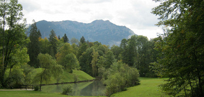 Сказочный парк при замке, Бавария, Германия