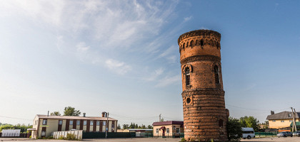 Козельск, Россия, водонапорная башня как памятник промышленной архитектуры XIX века