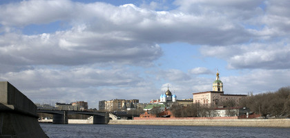 Вид на Новоспасский монастырь, Москва