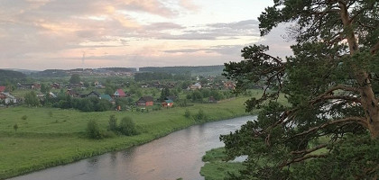 Вид на реку Чусовую