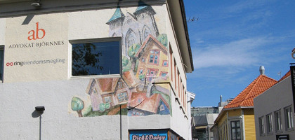 Графити-реклама в Ставангере