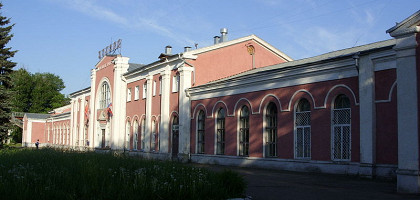 Вокззал в Великих Луках